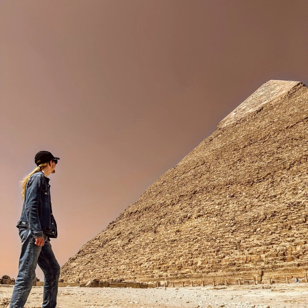 Marco Jørgensen - The Danish Archaeologist at the pyramids in Egypt